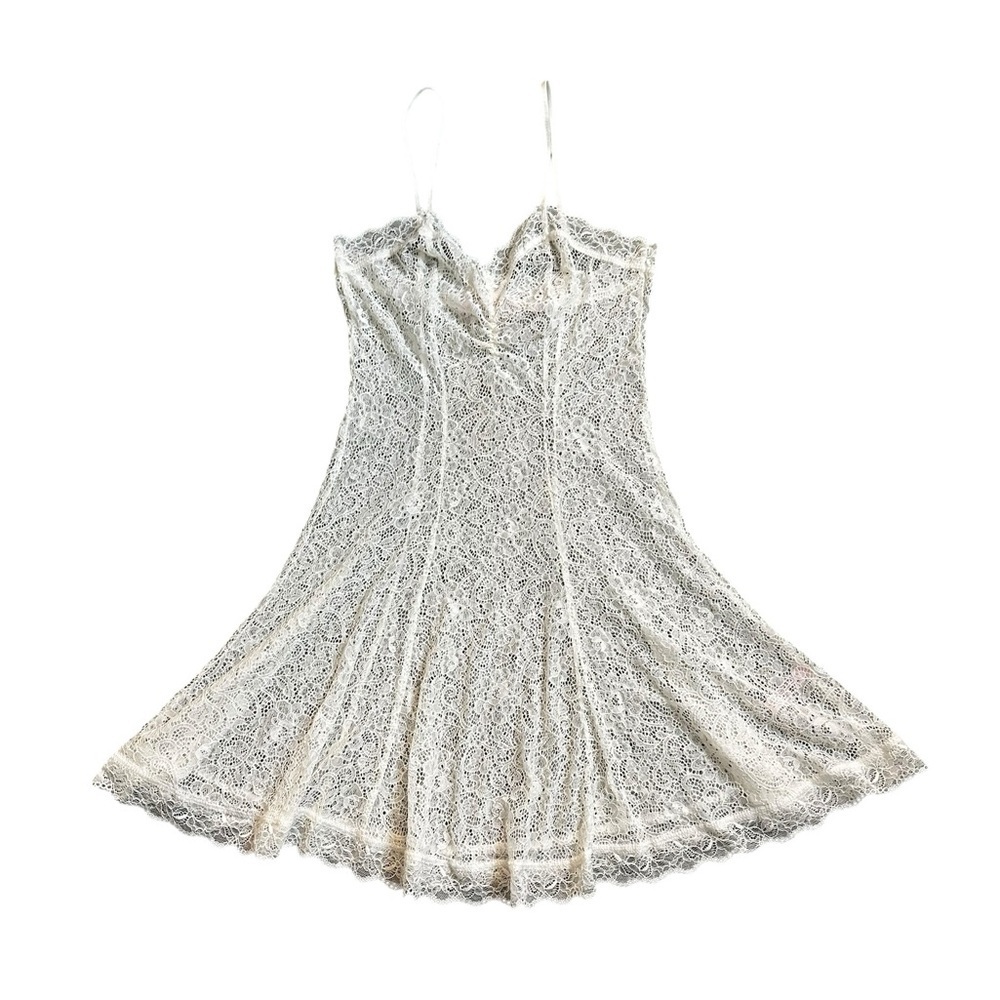 90s La vie en rose lace nightdress, white, XS